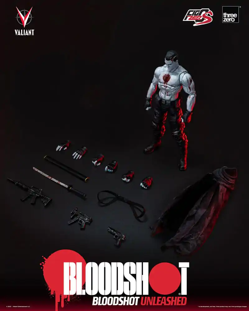 Valiant Comics FigZero S Action Figurka 1/12 Bloodshot Unleashed 15 cm termékfotó