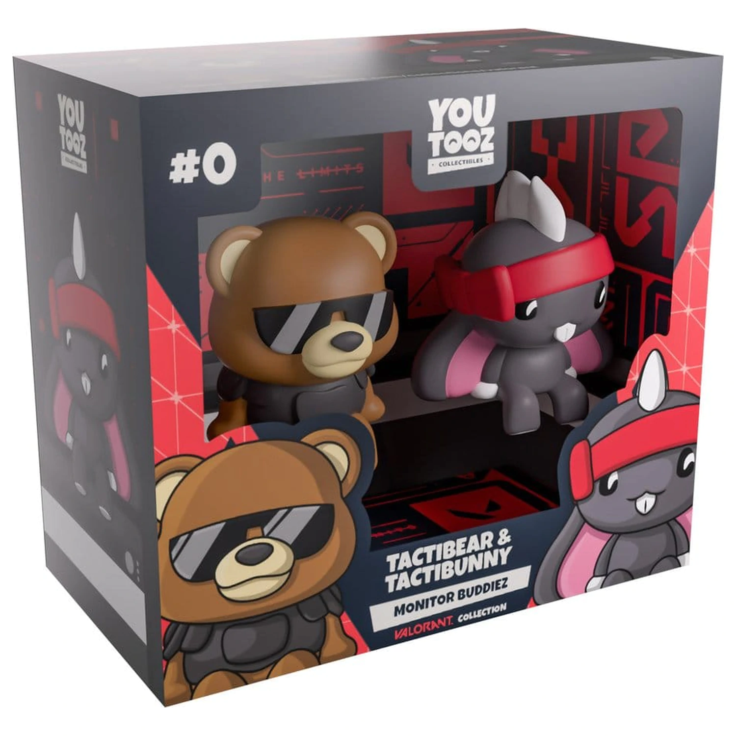 Valorant Vinylové figúrky TactiBear & TactiBunny 6 cm produktová fotografia