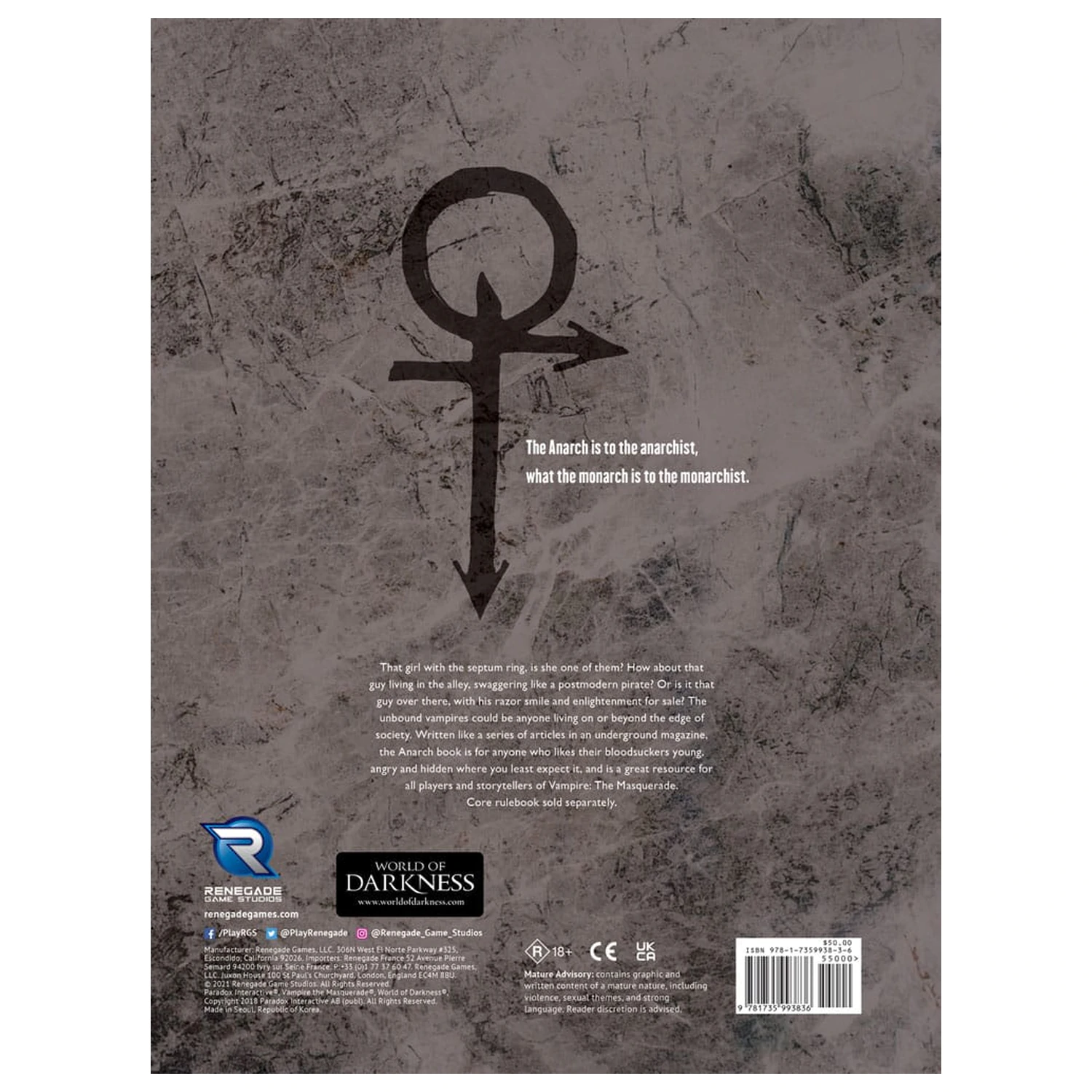 Vampire: The Masquerade 5th Edition RPG kniha Alma Maters Sourcebook *Englische Version* produktová fotografia
