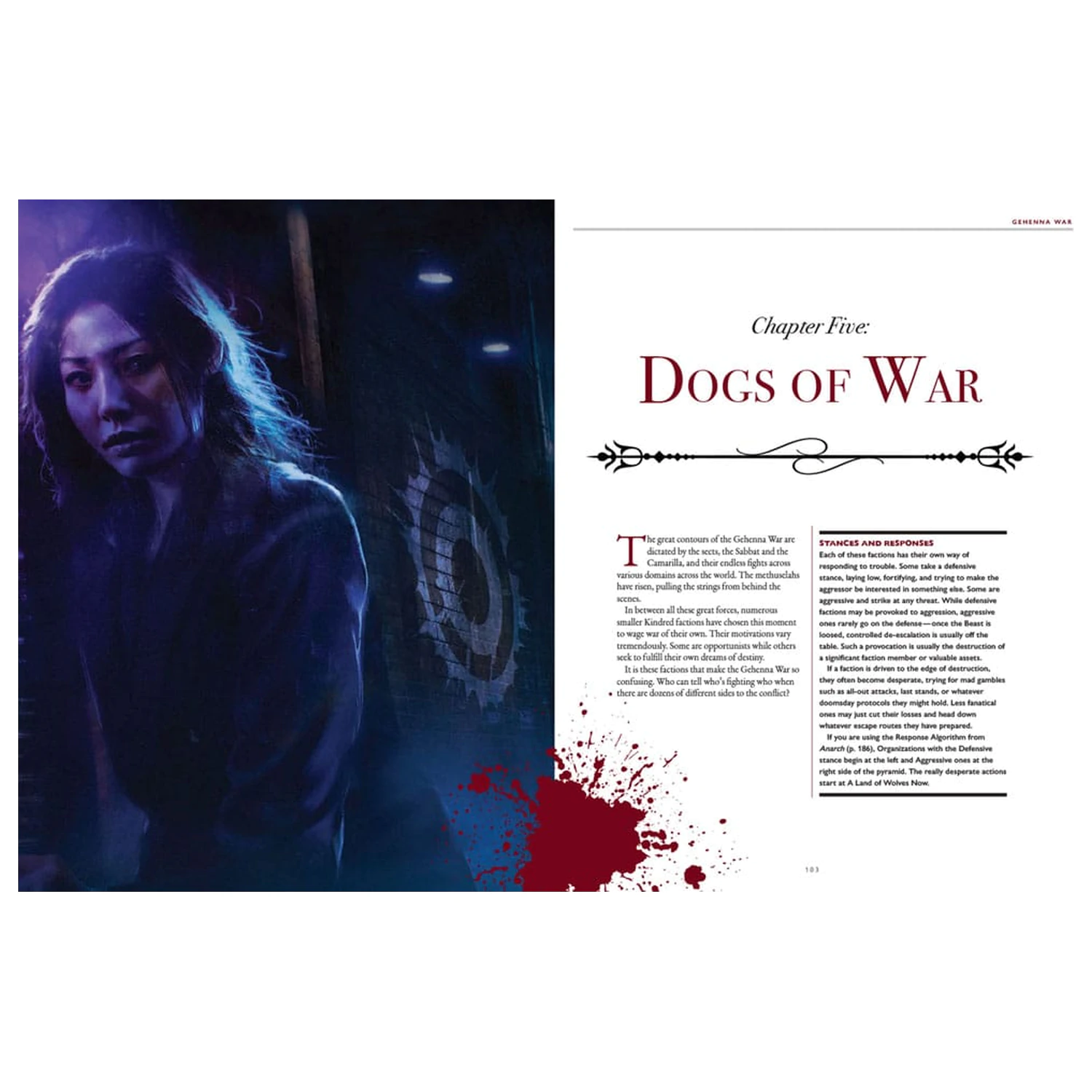 Vampire: The Masquerade 5th Edition RPG kniha Gehenna War Sourcebook Anglická verzia produktová fotografia