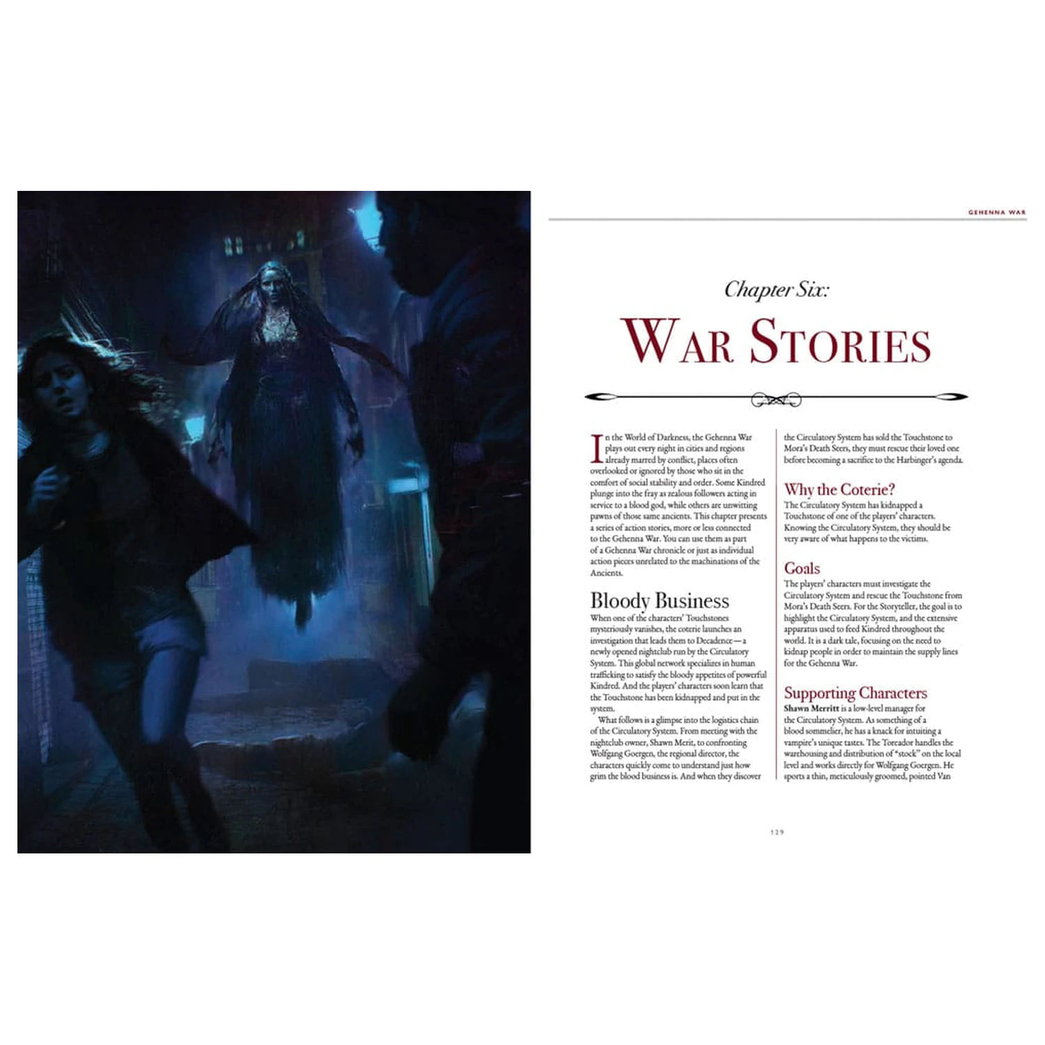 Vampire: The Masquerade 5th Edition RPG kniha Gehenna War Sourcebook Anglická verzia produktová fotografia