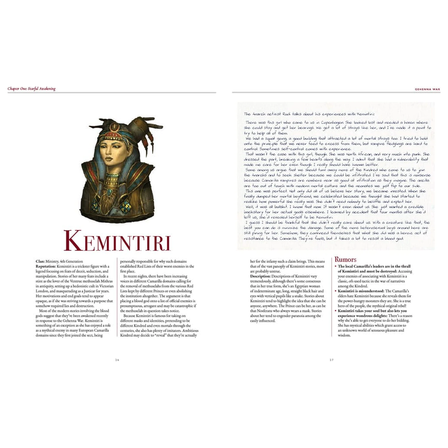 Vampire: The Masquerade 5th Edition RPG kniha Gehenna War Sourcebook Anglická verzia produktová fotografia