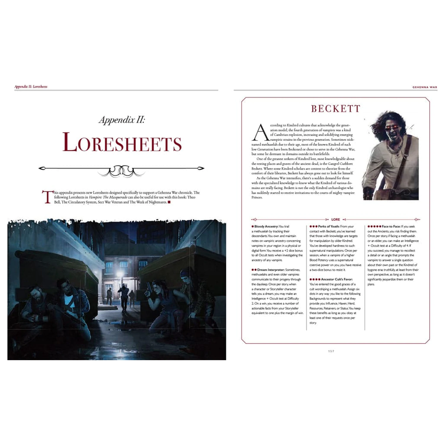 Vampire: The Masquerade 5th Edition RPG kniha Gehenna War Sourcebook Anglická verzia produktová fotografia