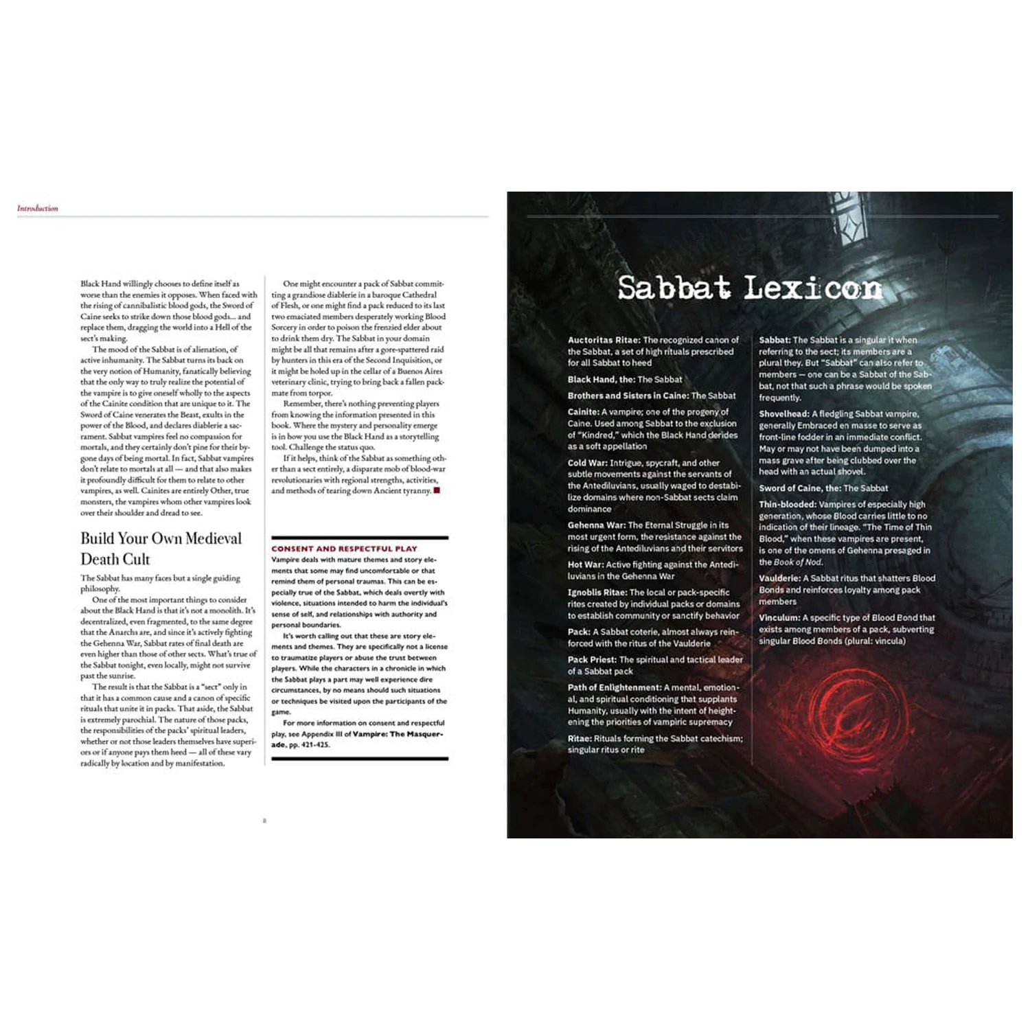 Vampire: The Masquerade 5th Edition RPG kniha Sabbat: The Black Hand Sourcebook *Anglická verzia* produktová fotografia