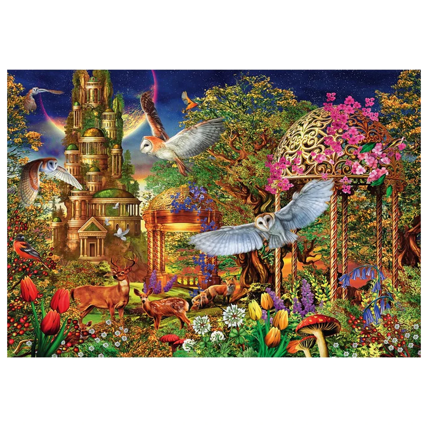 Enchanted Garden Woodland 1500-dielne puzzle produktová fotografia