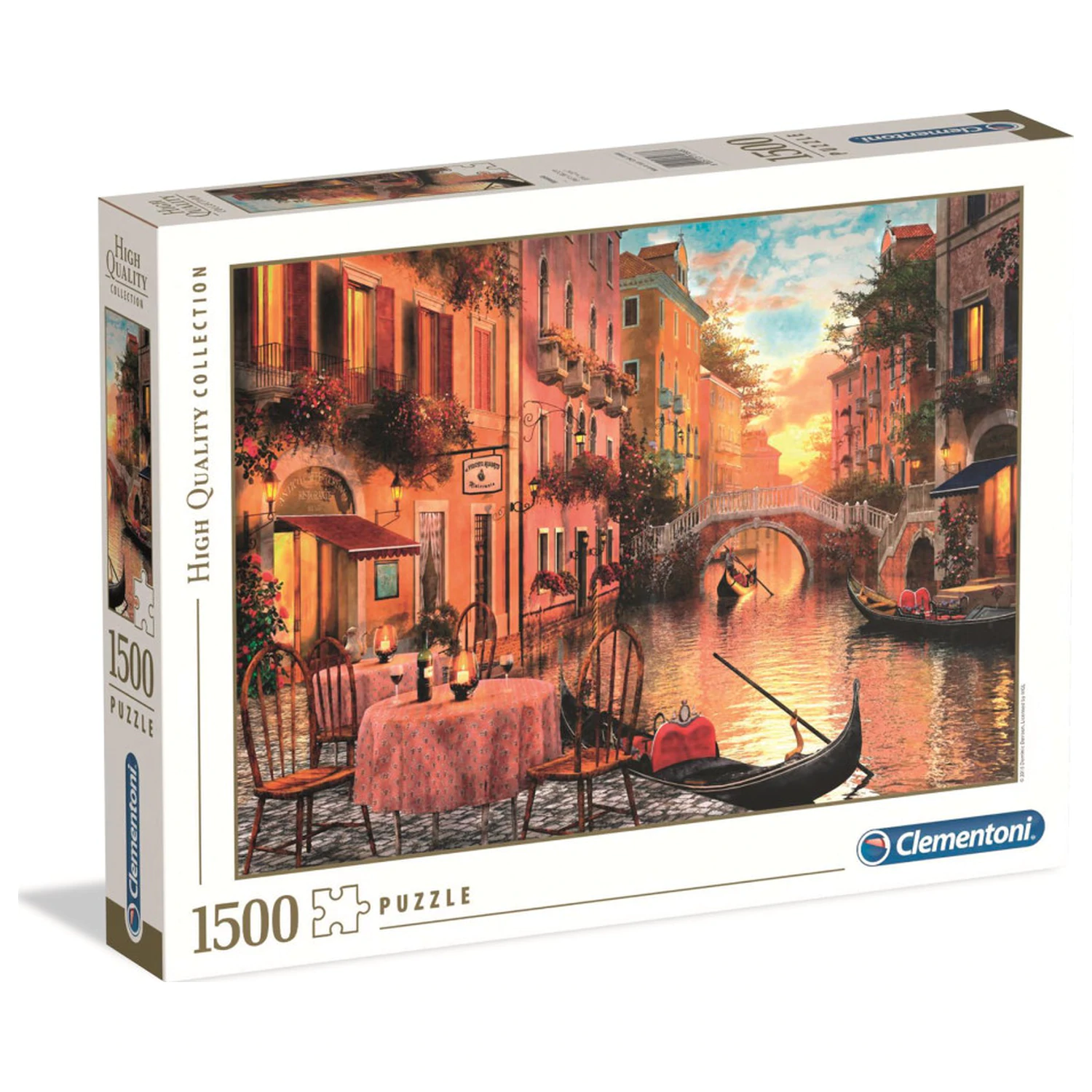 puzzle Benátsky kanál 1500-dielne produktová fotografia
