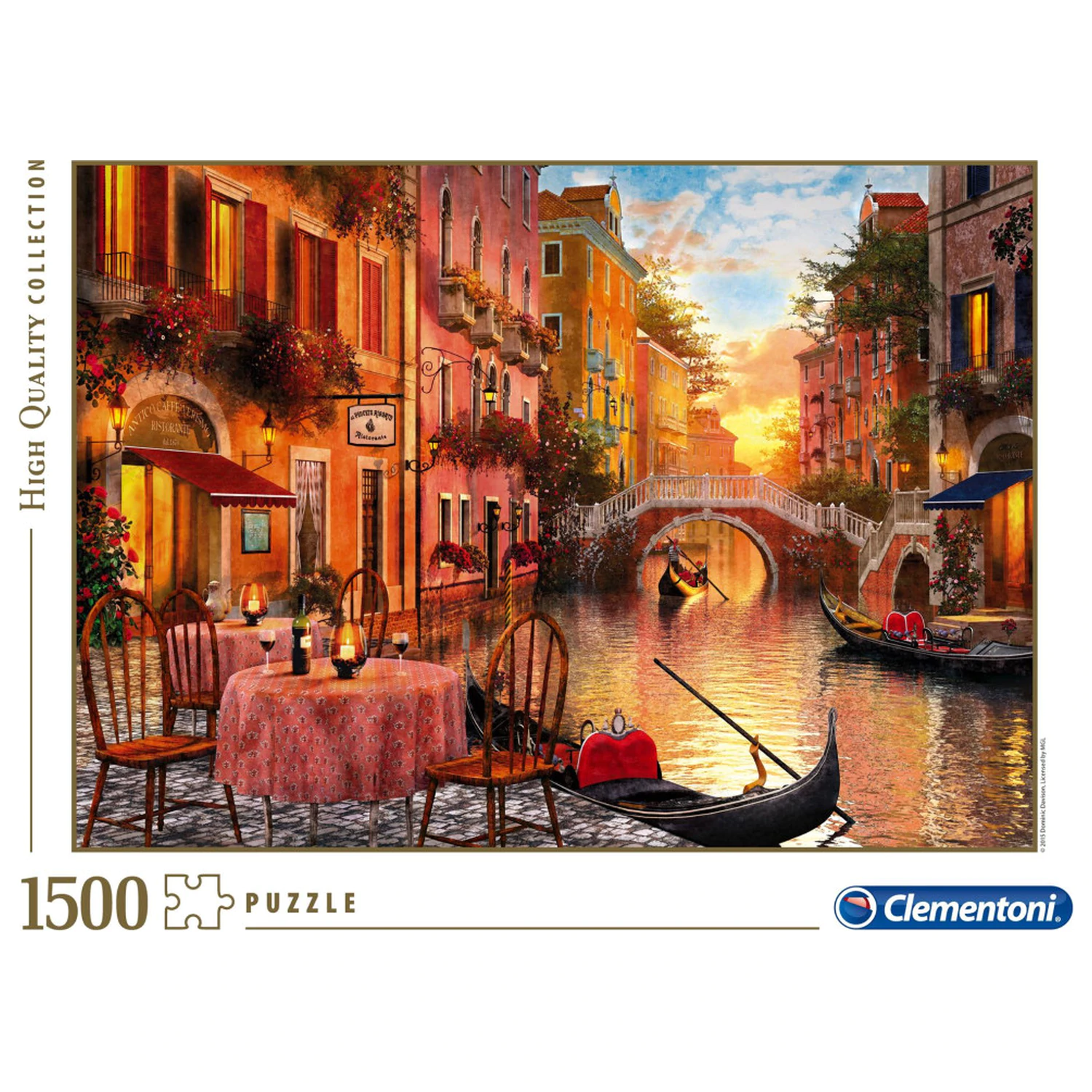 puzzle Benátsky kanál 1500-dielne produktová fotografia