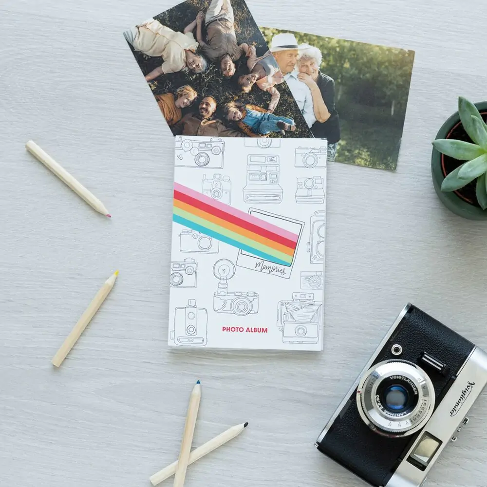 Fotoalbum na fotografie z vintage fotoaparátu produktová fotografia