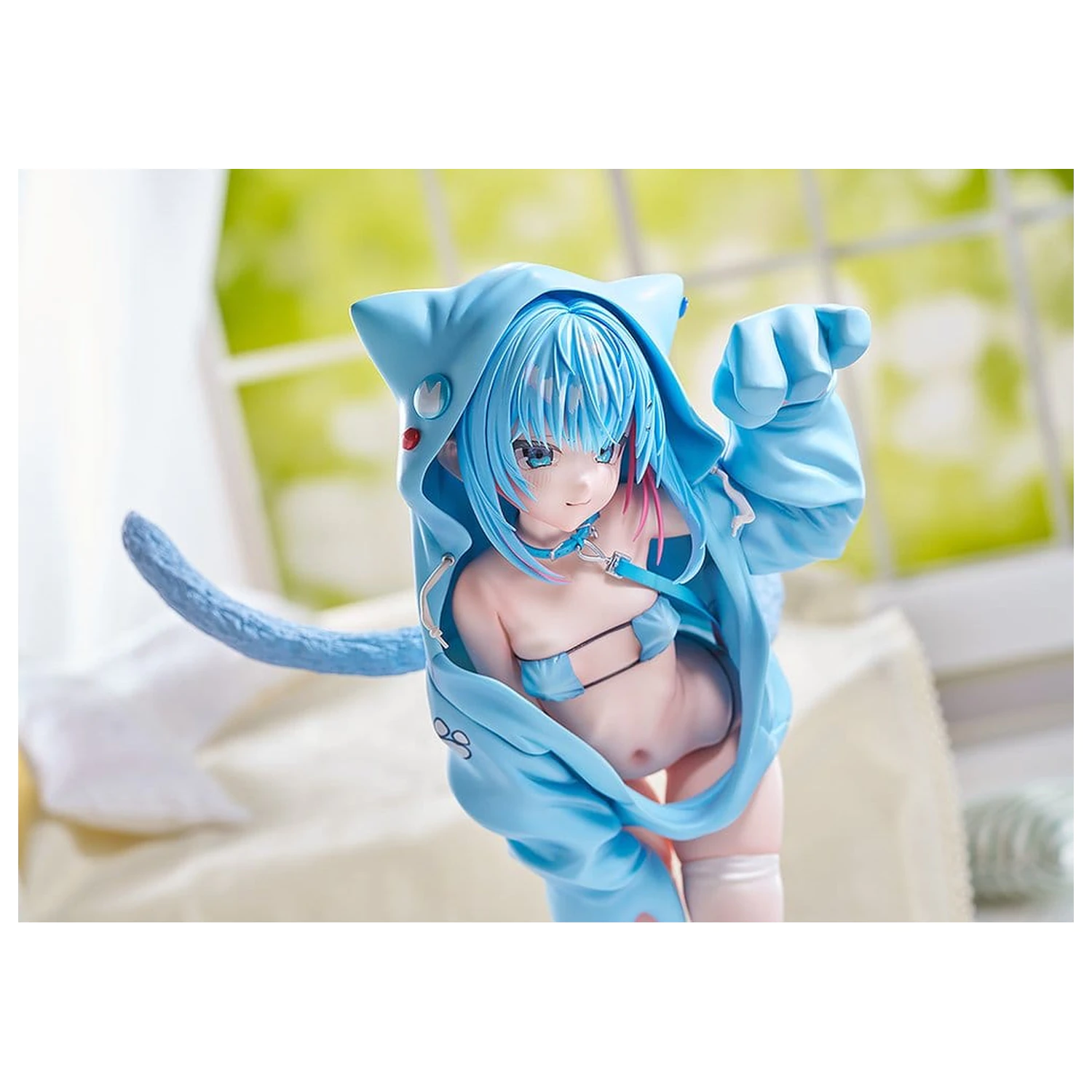 Virtual illustrator Kanzarin PVC figúrka 1/6 kanzarin-chan: Cat-Eared Hoodie Ver. 26 cm produktová fotografia