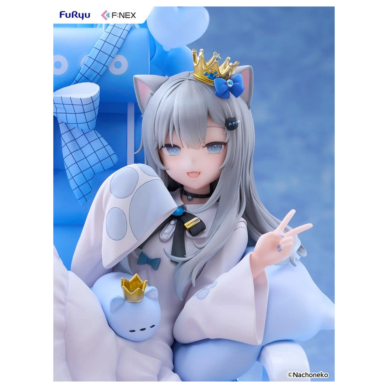 Virtual YouTuber F:NEX PVC figúrka 1/7 Nachoneko Birthday Ver. 24 cm produktová fotografia