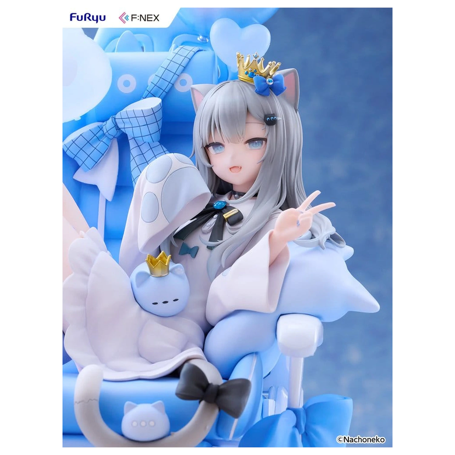 Virtual YouTuber F:NEX PVC figúrka 1/7 Nachoneko Birthday Ver. 24 cm produktová fotografia