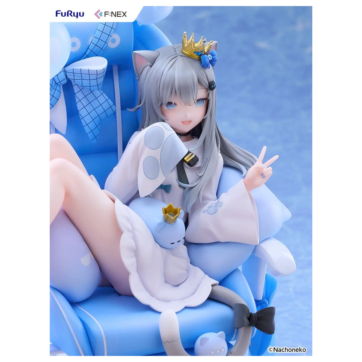 Virtual YouTuber F:NEX PVC figúrka 1/7 Nachoneko Birthday Ver. 24 cm produktová fotografia