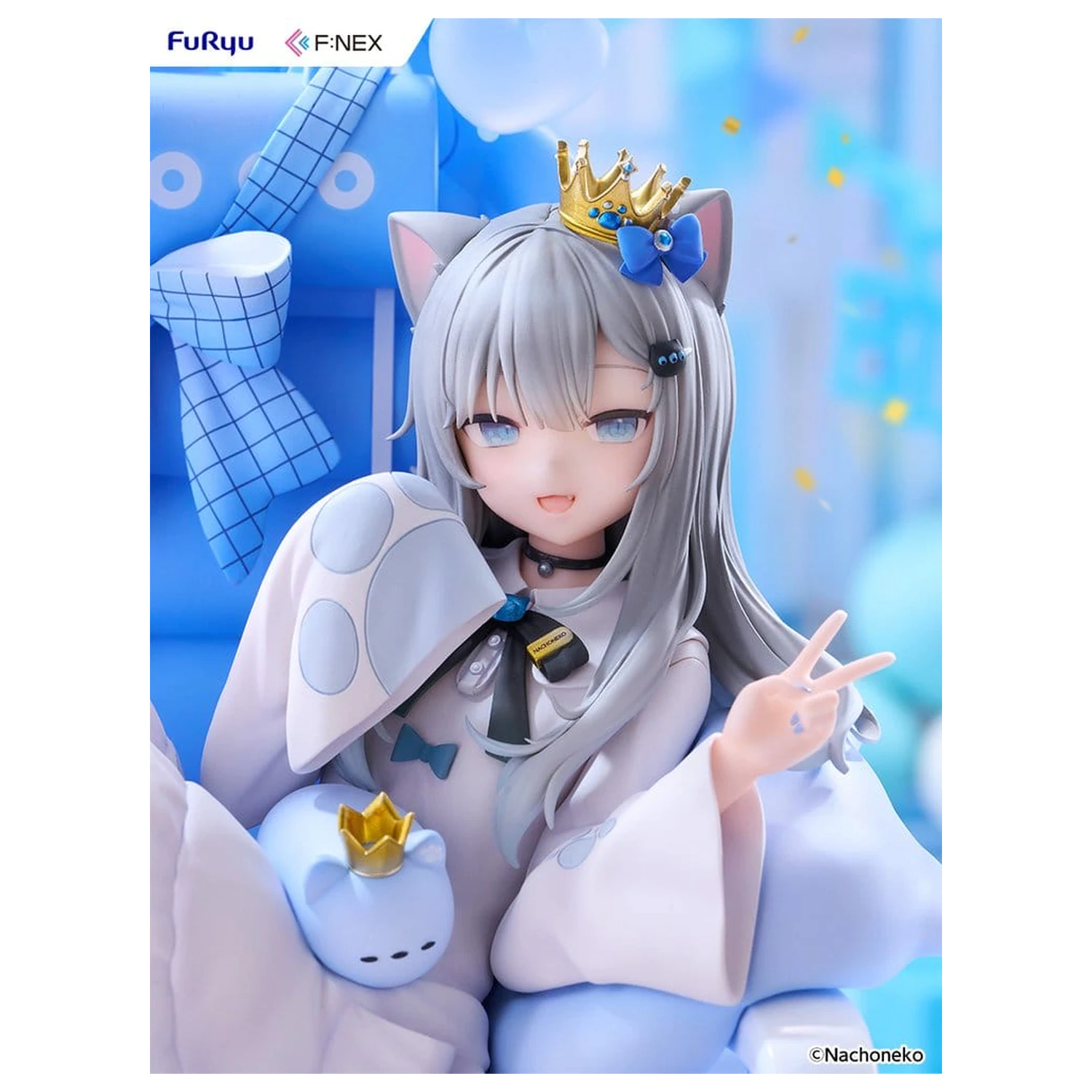 Virtual YouTuber F:NEX PVC figúrka 1/7 Nachoneko Birthday Ver. 24 cm produktová fotografia