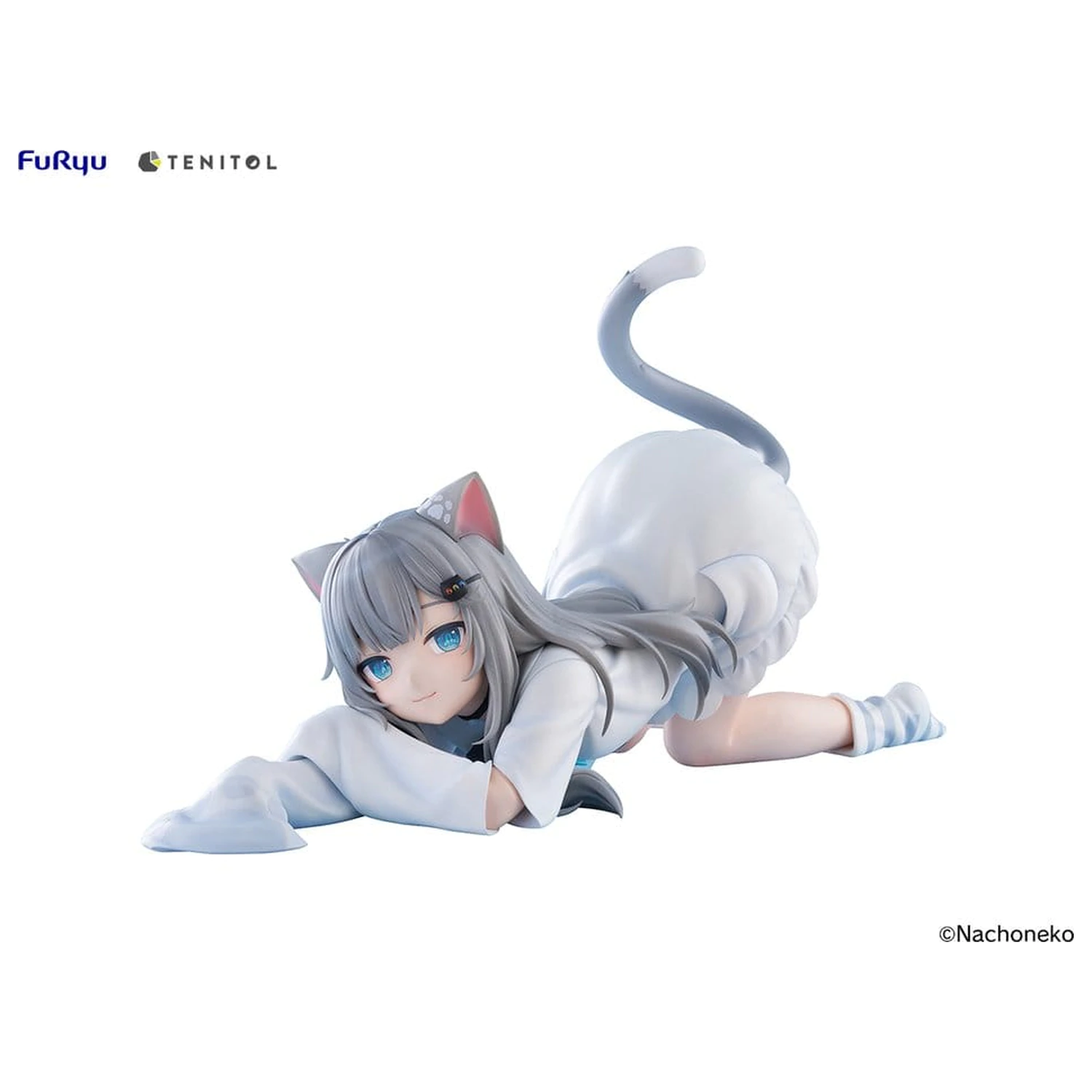 Virtual Youtuber Tenitol Big Noodle Stopper PVC figúrka Nachoneko 18 cm produktová fotografia