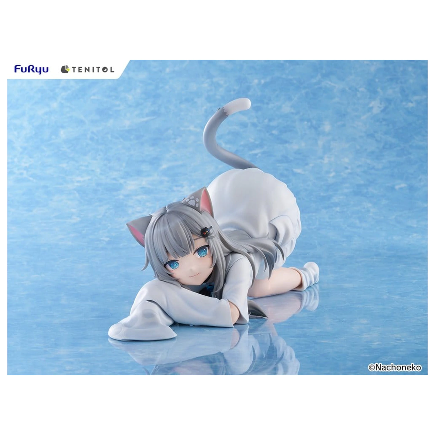 Virtual Youtuber Tenitol Big Noodle Stopper PVC figúrka Nachoneko 18 cm produktová fotografia