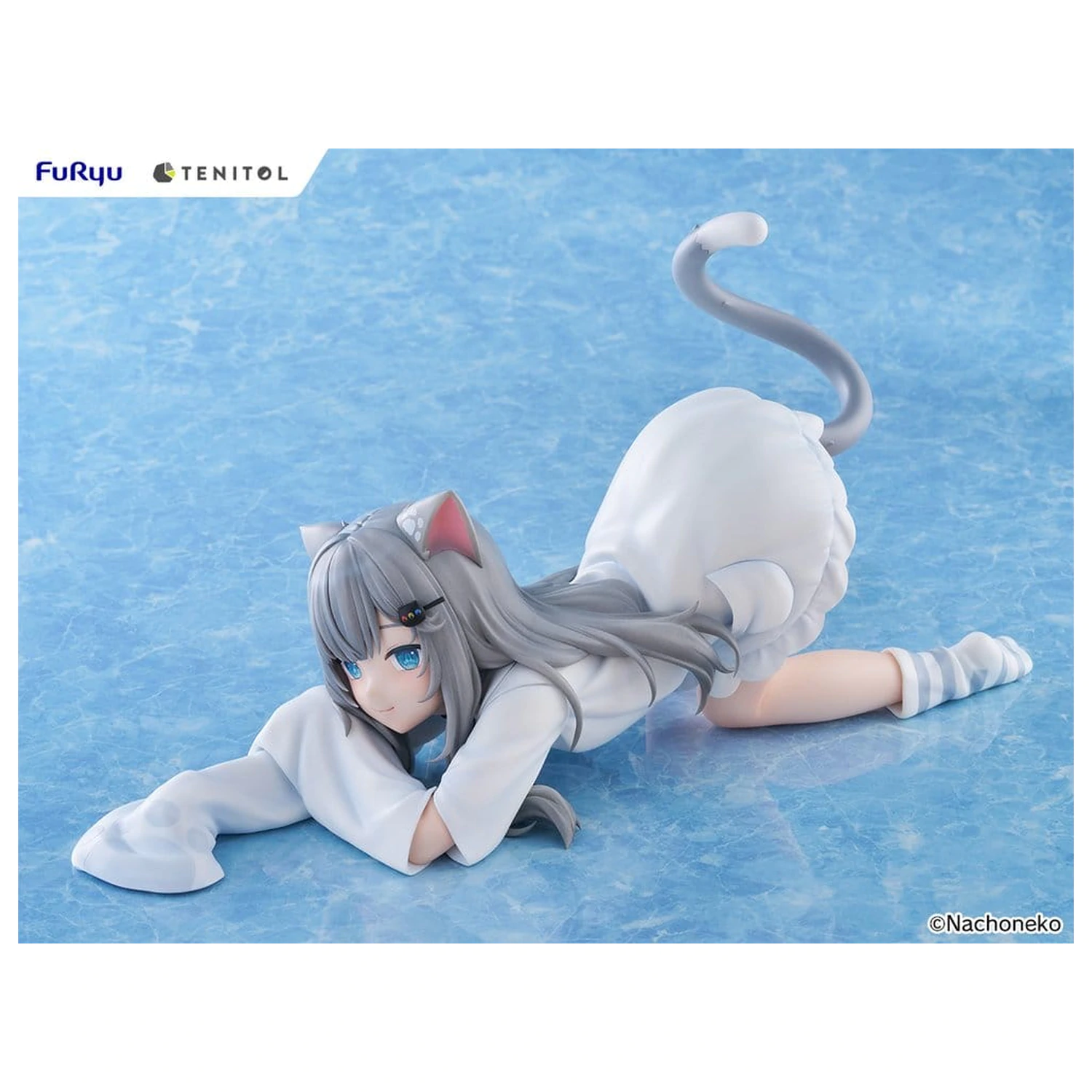 Virtual Youtuber Tenitol Big Noodle Stopper PVC figúrka Nachoneko 18 cm produktová fotografia