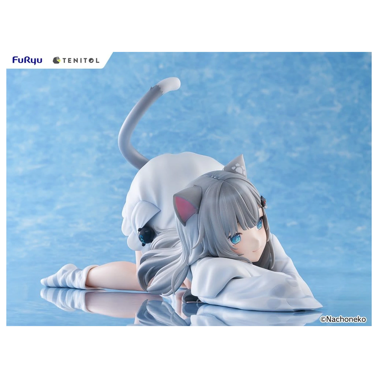 Virtual Youtuber Tenitol Big Noodle Stopper PVC figúrka Nachoneko 18 cm produktová fotografia