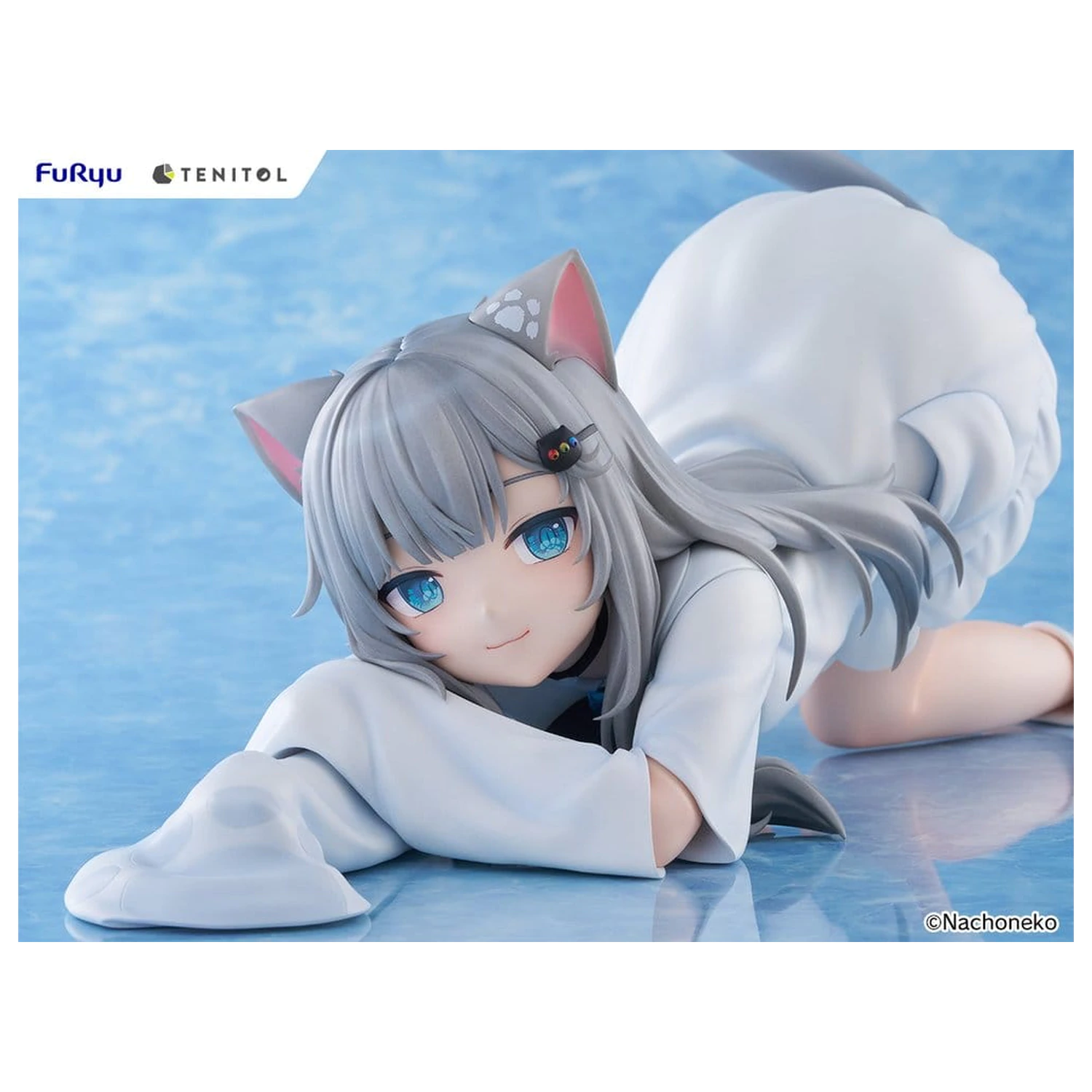 Virtual Youtuber Tenitol Big Noodle Stopper PVC figúrka Nachoneko 18 cm produktová fotografia