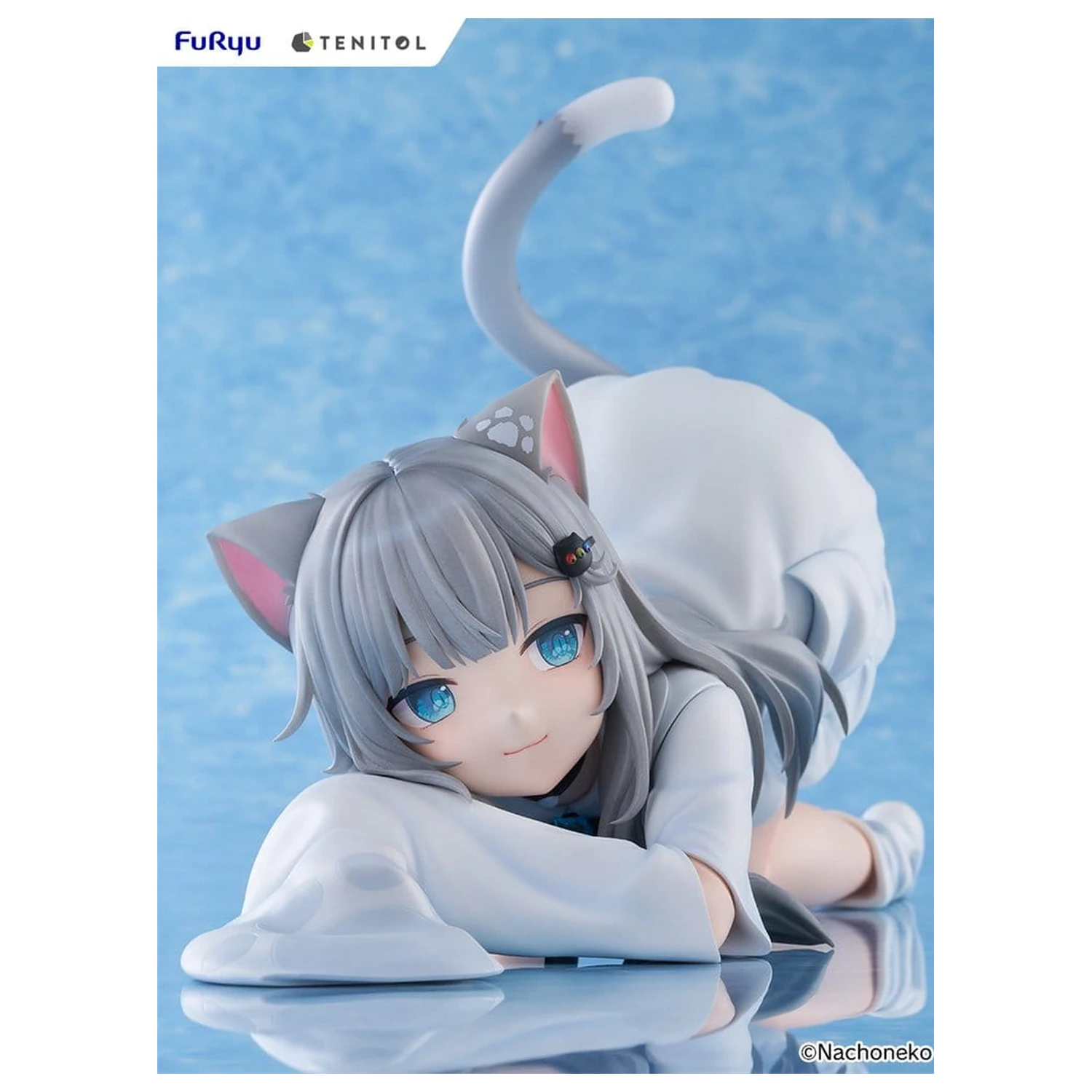 Virtual Youtuber Tenitol Big Noodle Stopper PVC figúrka Nachoneko 18 cm produktová fotografia