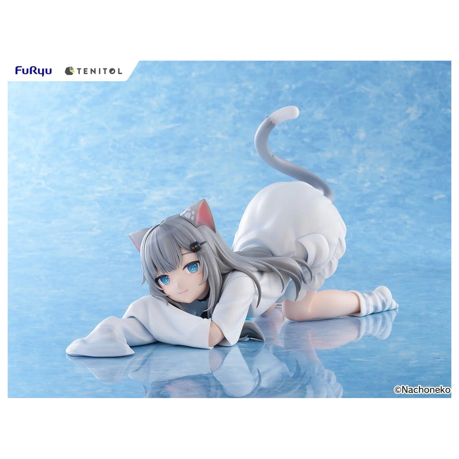 Virtual Youtuber Tenitol Big Noodle Stopper PVC figúrka Nachoneko 18 cm produktová fotografia