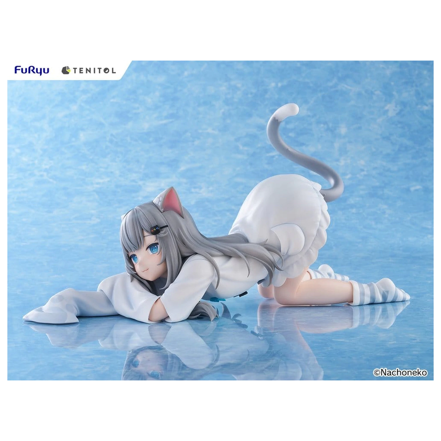 Virtual Youtuber Tenitol Big Noodle Stopper PVC figúrka Nachoneko 18 cm produktová fotografia