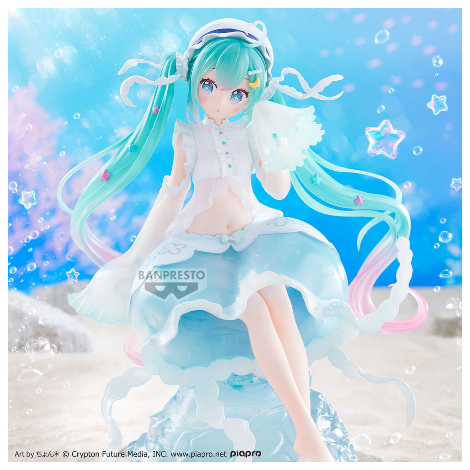 Vocaloid Clearluxe Jellyfish Hatsune Miku figúrka 20cm produktová fotografia