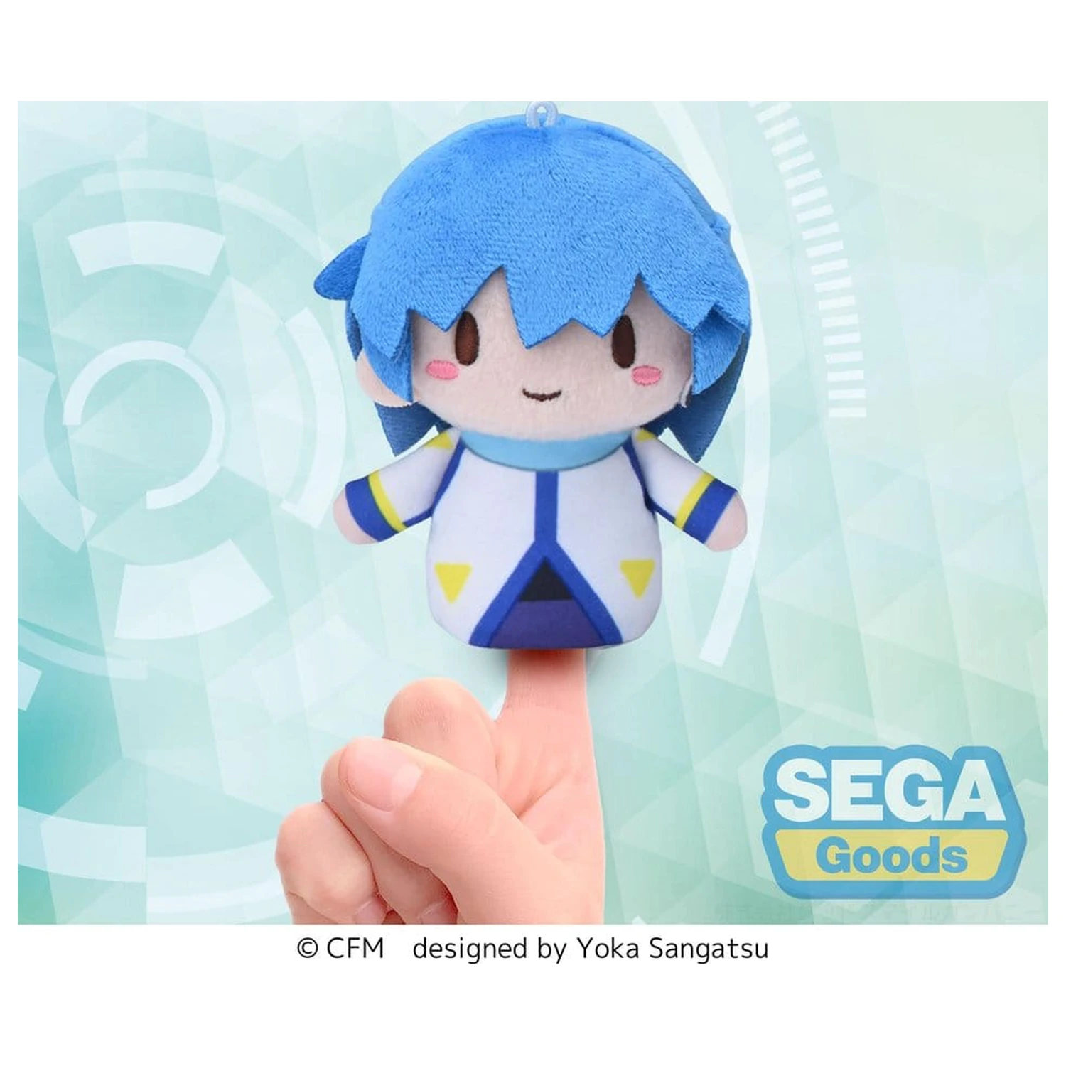 Vocaloid Fuwa Petit Plyšový Kaito Prstový Maskot 10 cm produktová fotografia