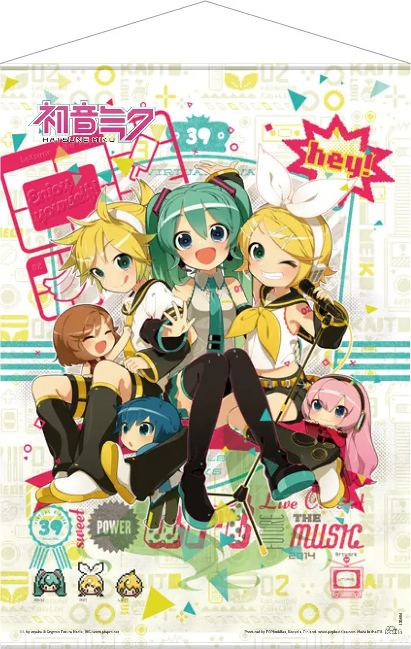 Vocaloid Wallscroll Hey! Piapro Characters 50 x 70 cm produktová fotografia