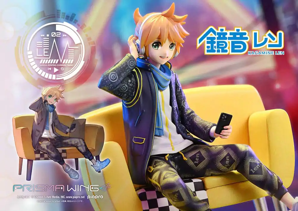 Vocaloid Piapro Characters Prisma Wing PVC socha 1/7 Kagamine Len (Art by lack) 18 cm produktová fotografia