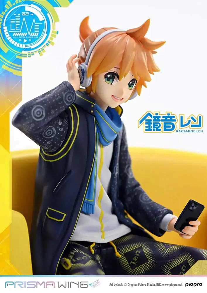 Vocaloid Piapro Characters Prisma Wing PVC socha 1/7 Kagamine Len (Art by lack) 18 cm produktová fotografia