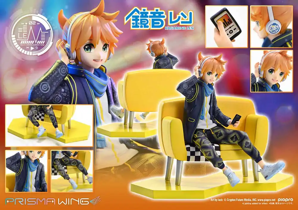 Vocaloid Piapro Characters Prisma Wing PVC socha 1/7 Kagamine Len (Art by lack) 18 cm produktová fotografia