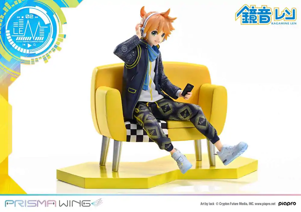 Vocaloid Piapro Characters Prisma Wing PVC socha 1/7 Kagamine Len (Art by lack) 18 cm produktová fotografia