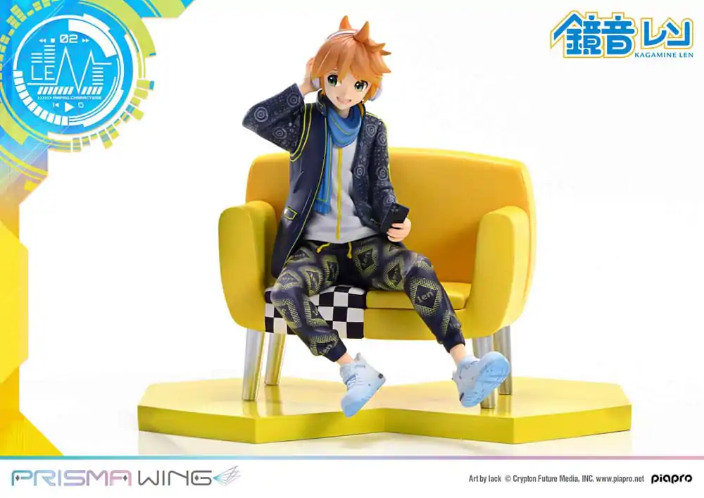 Vocaloid Piapro Characters Prisma Wing PVC socha 1/7 Kagamine Len (Art by lack) 18 cm produktová fotografia