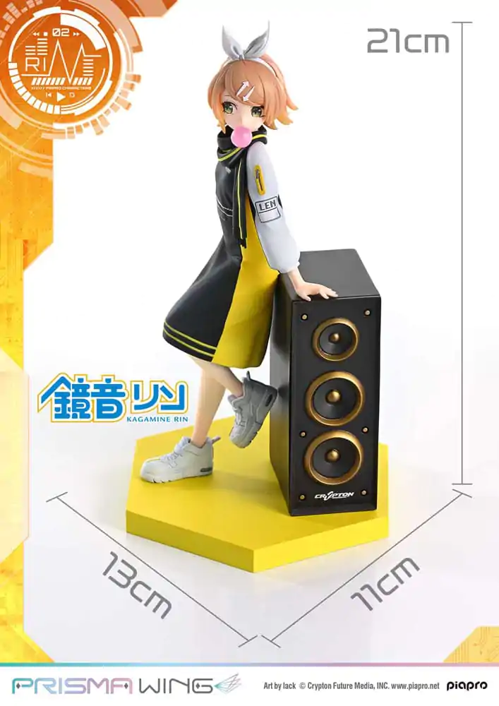 Vocaloid Piapro Characters Prisma Wing PVC Socha 1/7 Kagamine Rin (Art by lack) 21 cm produktová fotografia