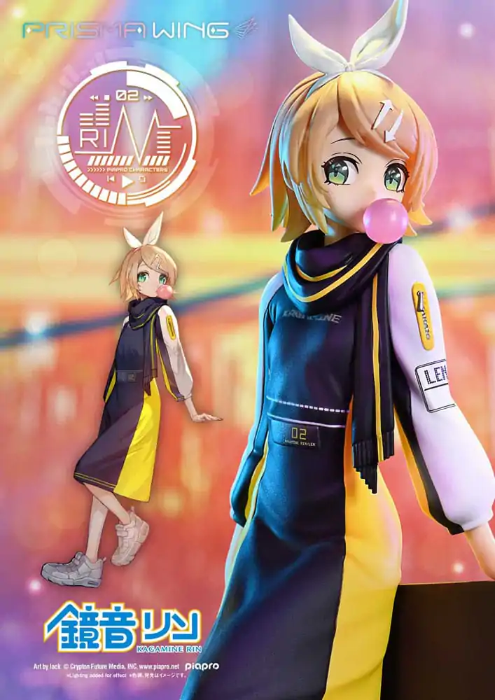 Vocaloid Piapro Characters Prisma Wing PVC Socha 1/7 Kagamine Rin (Art by lack) 21 cm produktová fotografia