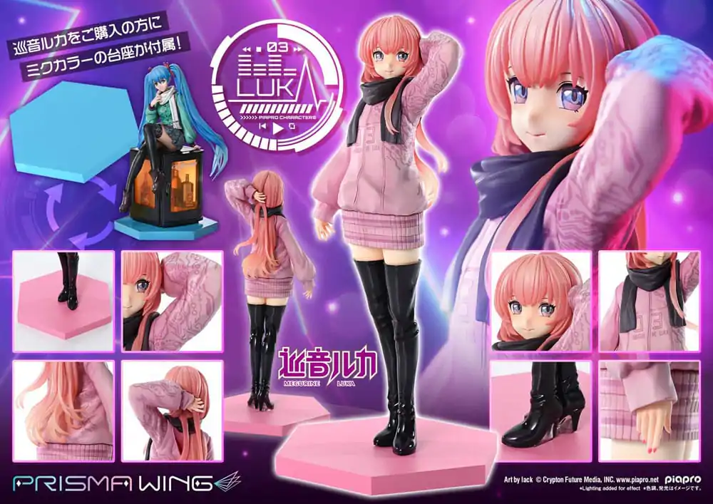 Vocaloid Piapro Characters Prisma Wing PVC Socha 1/7 Megurine Luka (Art by lack) 23 cm produktová fotografia