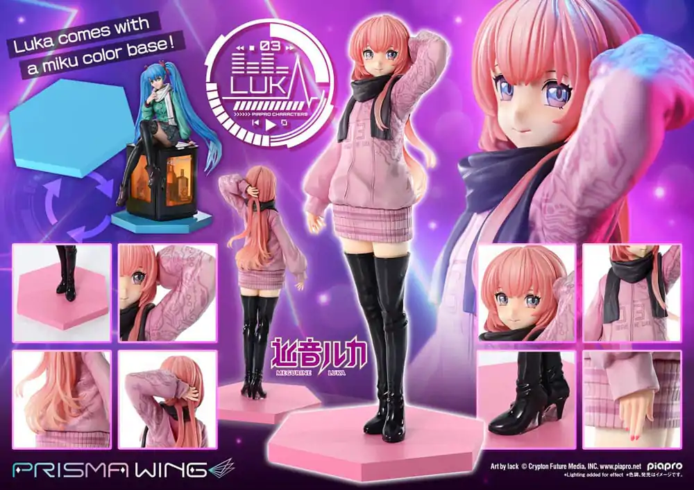 Vocaloid Piapro Characters Prisma Wing PVC Socha 1/7 Megurine Luka (Art by lack) 23 cm produktová fotografia