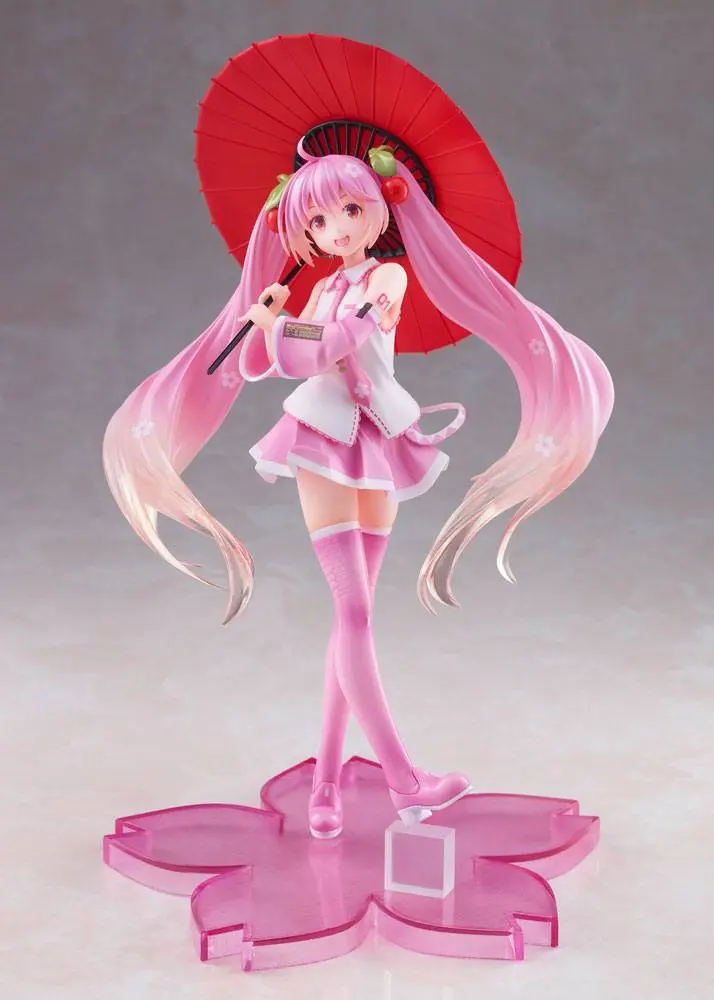 PVC soška Sakura Miku 2nd Season New Written Japanese Umbrella Ver. 20 cm produktová fotografia