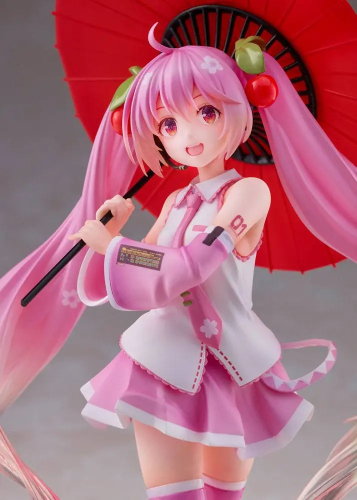 PVC soška Sakura Miku 2nd Season New Written Japanese Umbrella Ver. 20 cm produktová fotografia