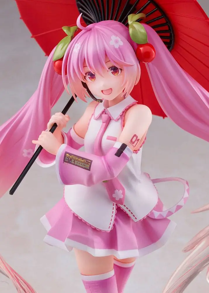 PVC soška Sakura Miku 2nd Season New Written Japanese Umbrella Ver. 20 cm produktová fotografia
