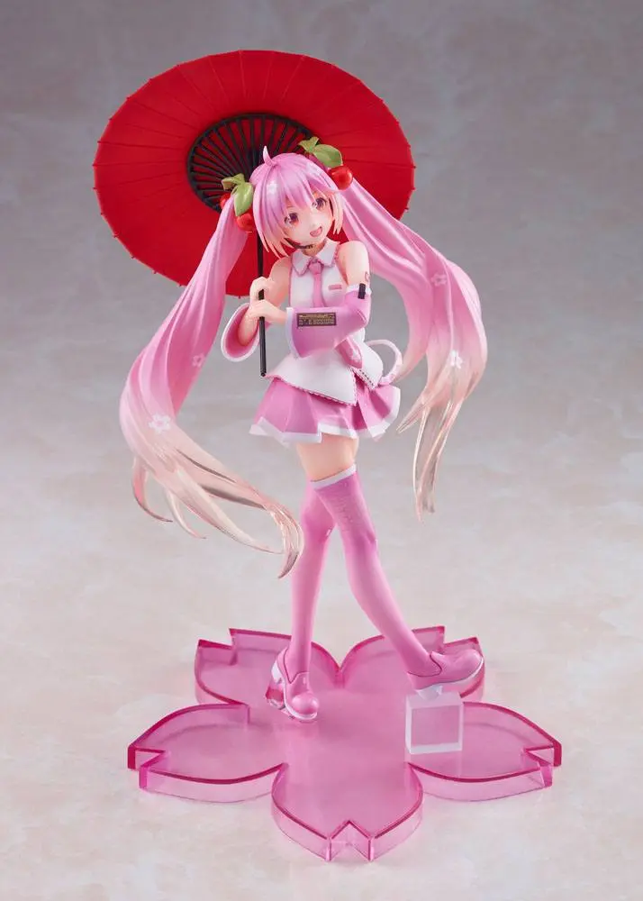 PVC soška Sakura Miku 2nd Season New Written Japanese Umbrella Ver. 20 cm produktová fotografia