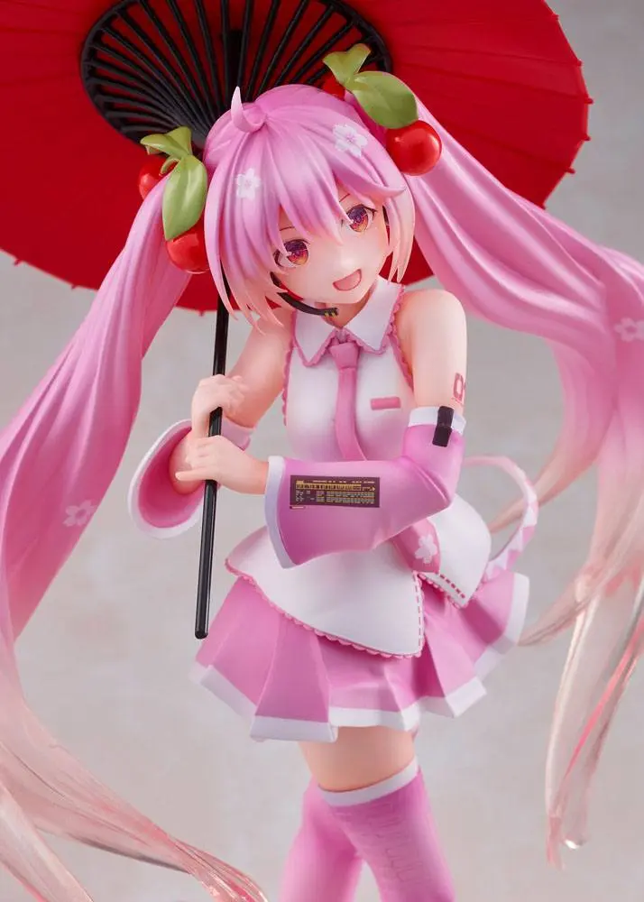 PVC soška Sakura Miku 2nd Season New Written Japanese Umbrella Ver. 20 cm produktová fotografia