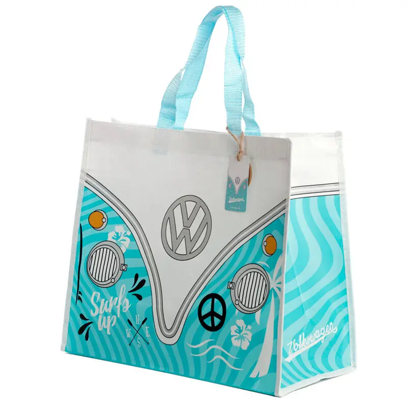 Volkswagen Camper Caravan VW Surf nákupná taška produktová fotografia