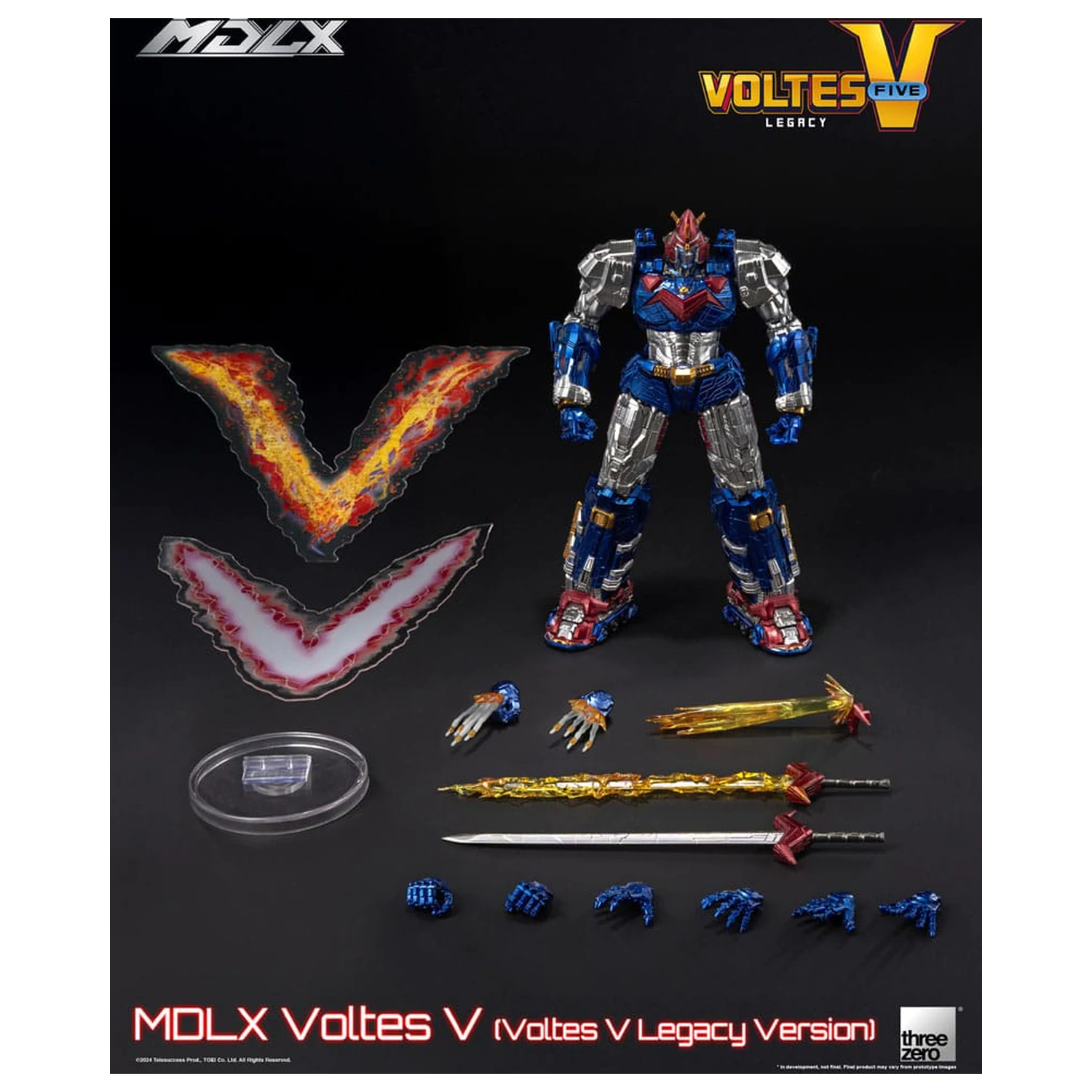Akčná figúrka Voltes V MDLX Cliffjumper (Verzia Voltes V Legacy) 15 cm produktová fotografia