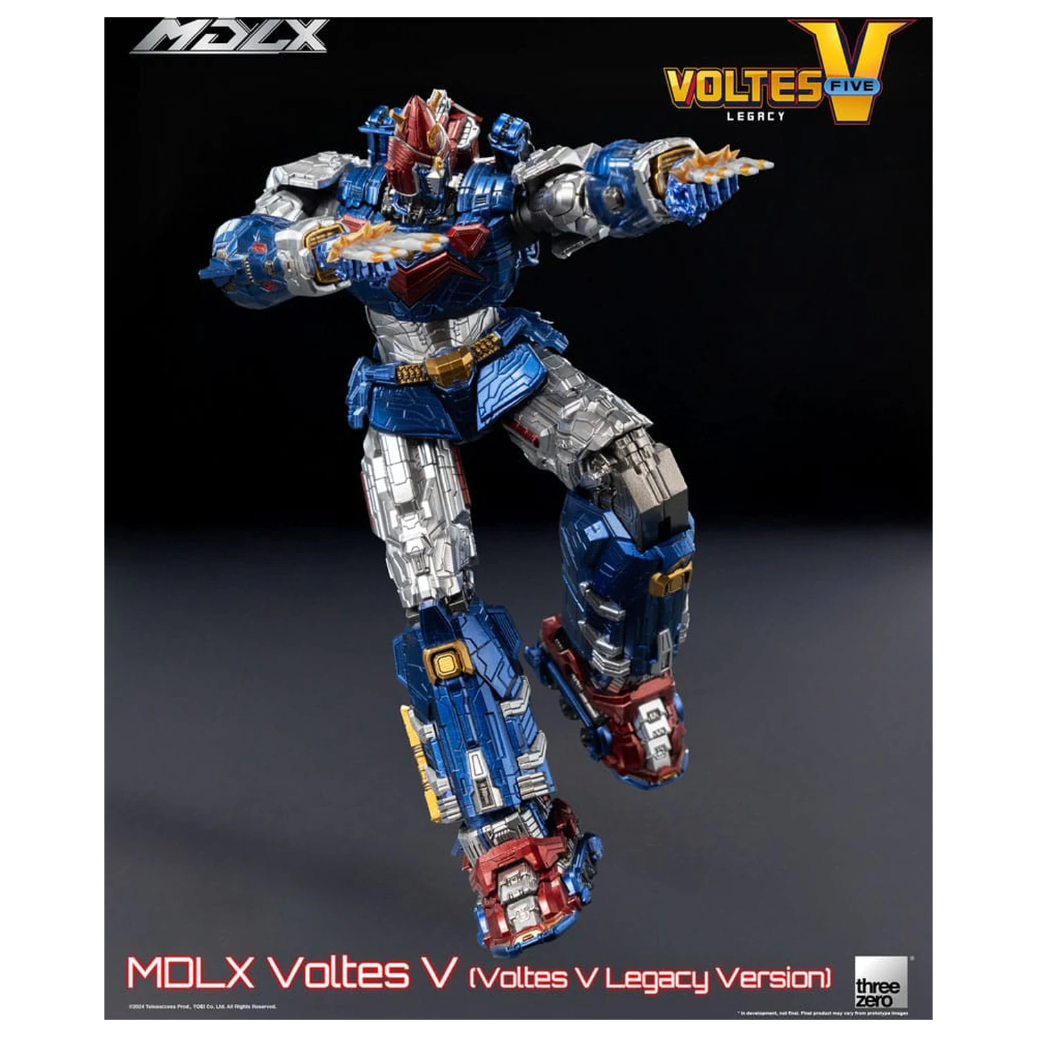 Akčná figúrka Voltes V MDLX Cliffjumper (Verzia Voltes V Legacy) 15 cm produktová fotografia