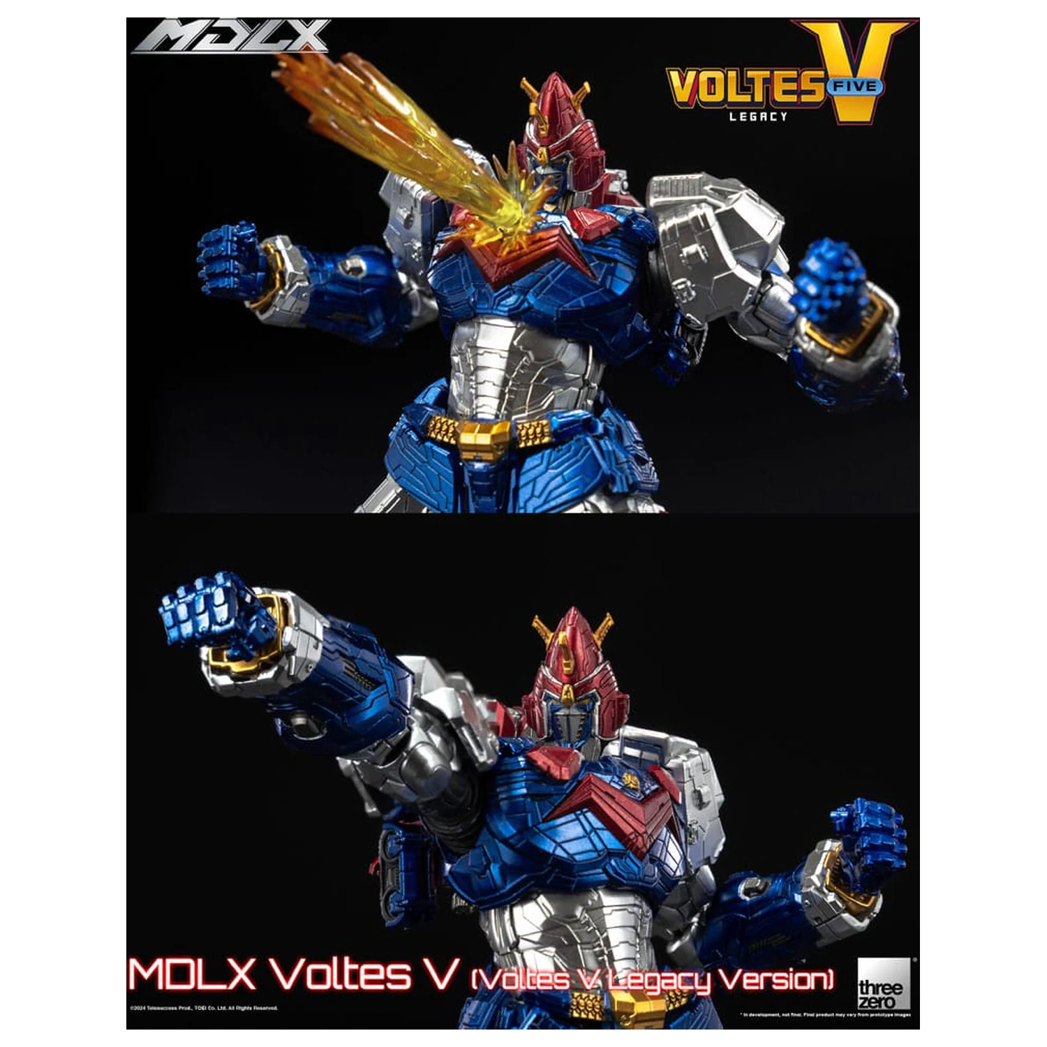 Akčná figúrka Voltes V MDLX Cliffjumper (Verzia Voltes V Legacy) 15 cm produktová fotografia