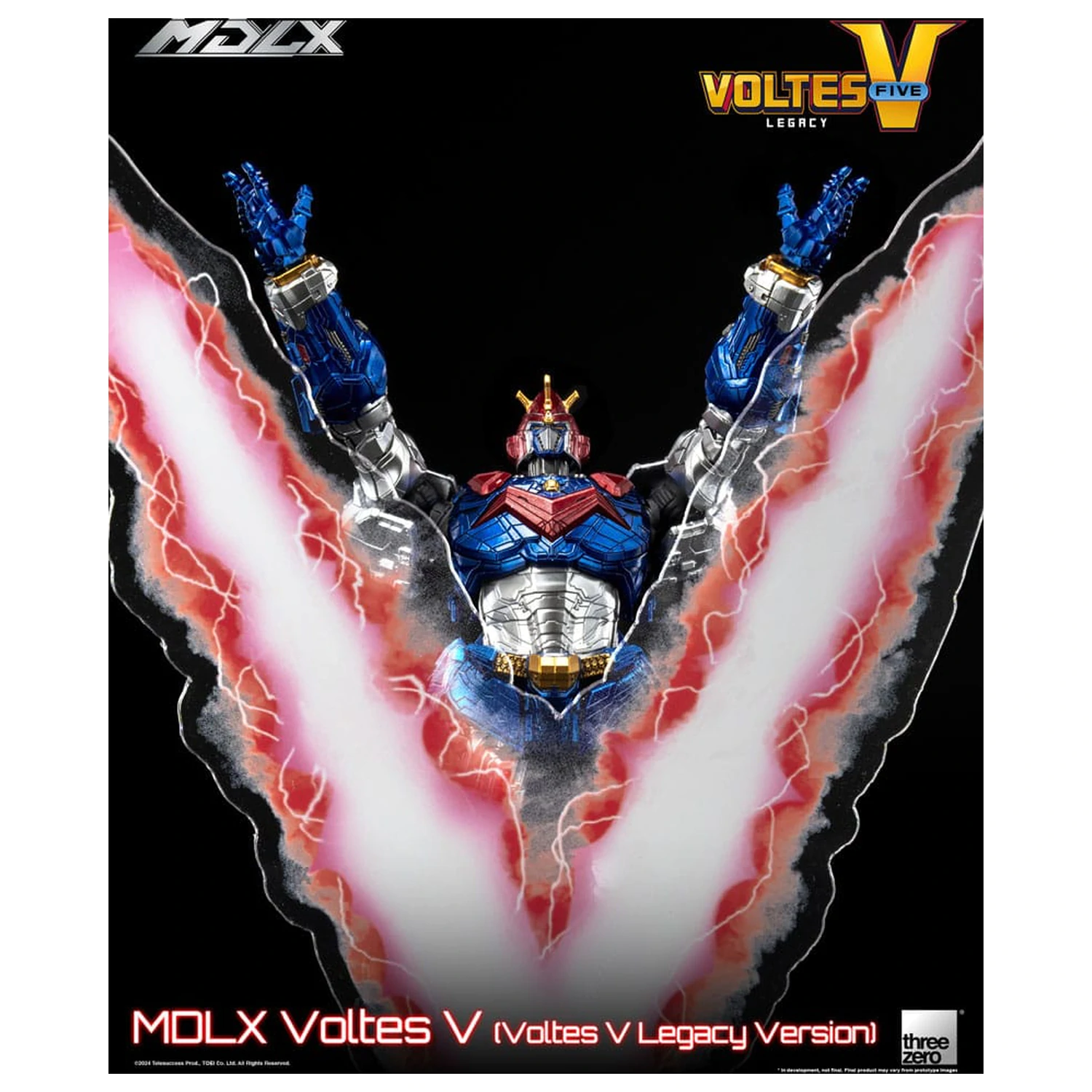 Akčná figúrka Voltes V MDLX Cliffjumper (Verzia Voltes V Legacy) 15 cm produktová fotografia