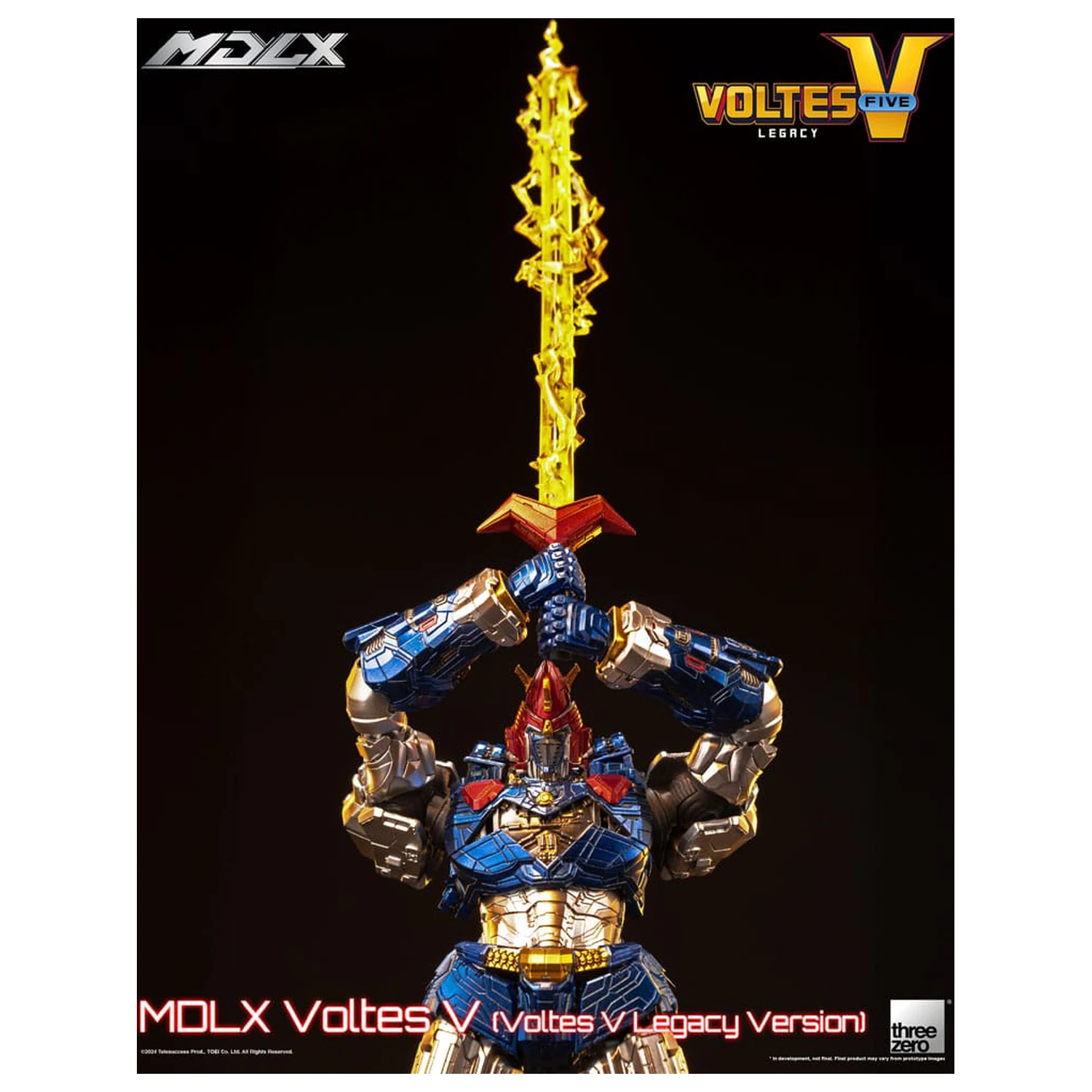 Akčná figúrka Voltes V MDLX Cliffjumper (Verzia Voltes V Legacy) 15 cm produktová fotografia