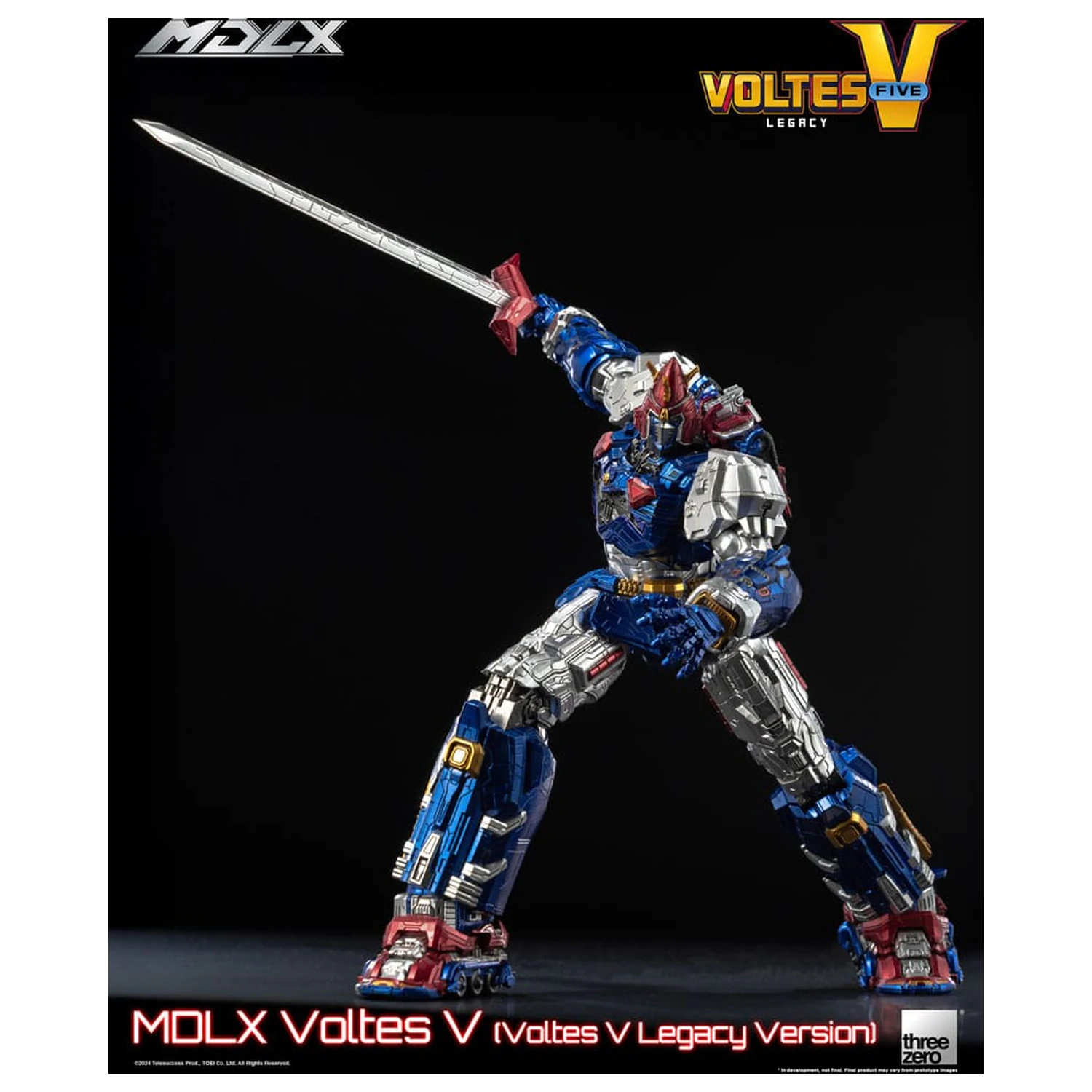 Akčná figúrka Voltes V MDLX Cliffjumper (Verzia Voltes V Legacy) 15 cm produktová fotografia