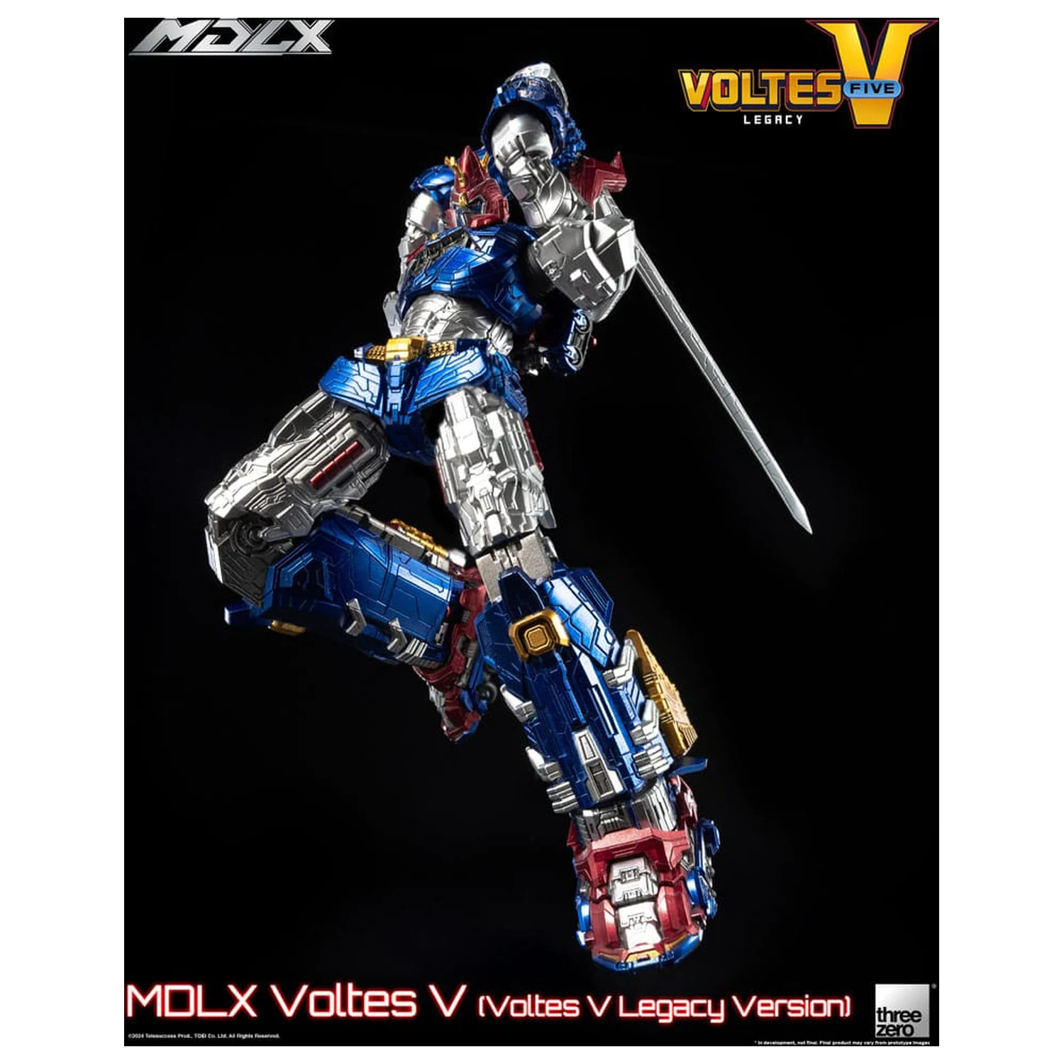 Akčná figúrka Voltes V MDLX Cliffjumper (Verzia Voltes V Legacy) 15 cm produktová fotografia